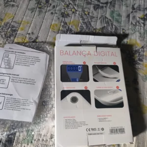 Balança Digital Cozinha Fitness Inox 10kg