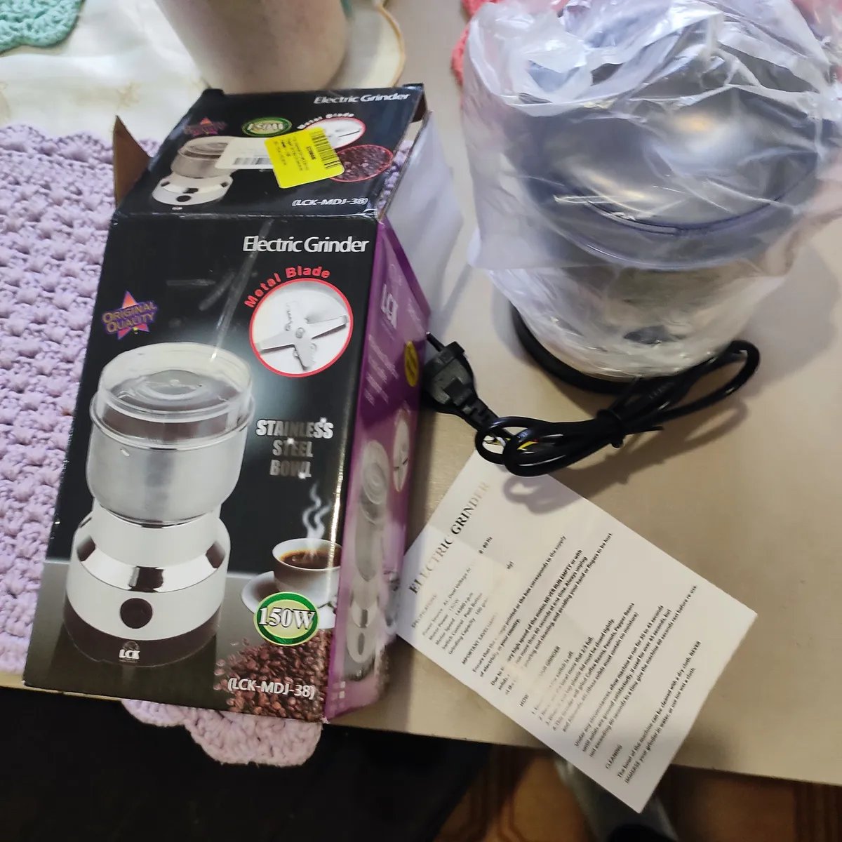 Moedores De Café Elétricos Moagem De Grãos De Sementes 110v - Imagem 3